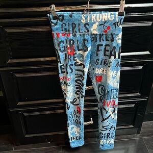 Justice size 10 girls empowerment leggings